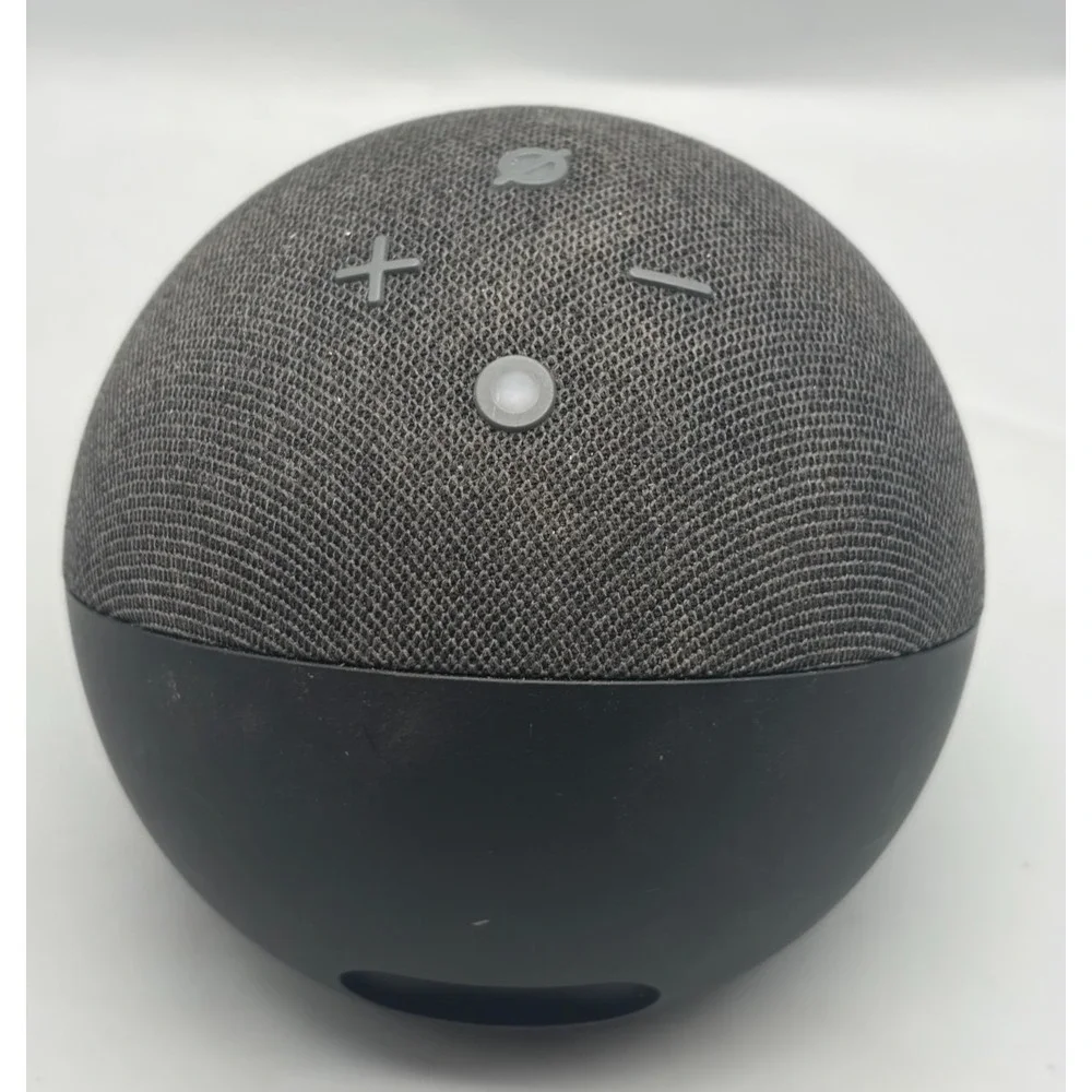 Amazon Echo Dot (4th Gen)(B7W64E) Black Charcoal -UNIT ONLY - Tested - Picture 2 of 3